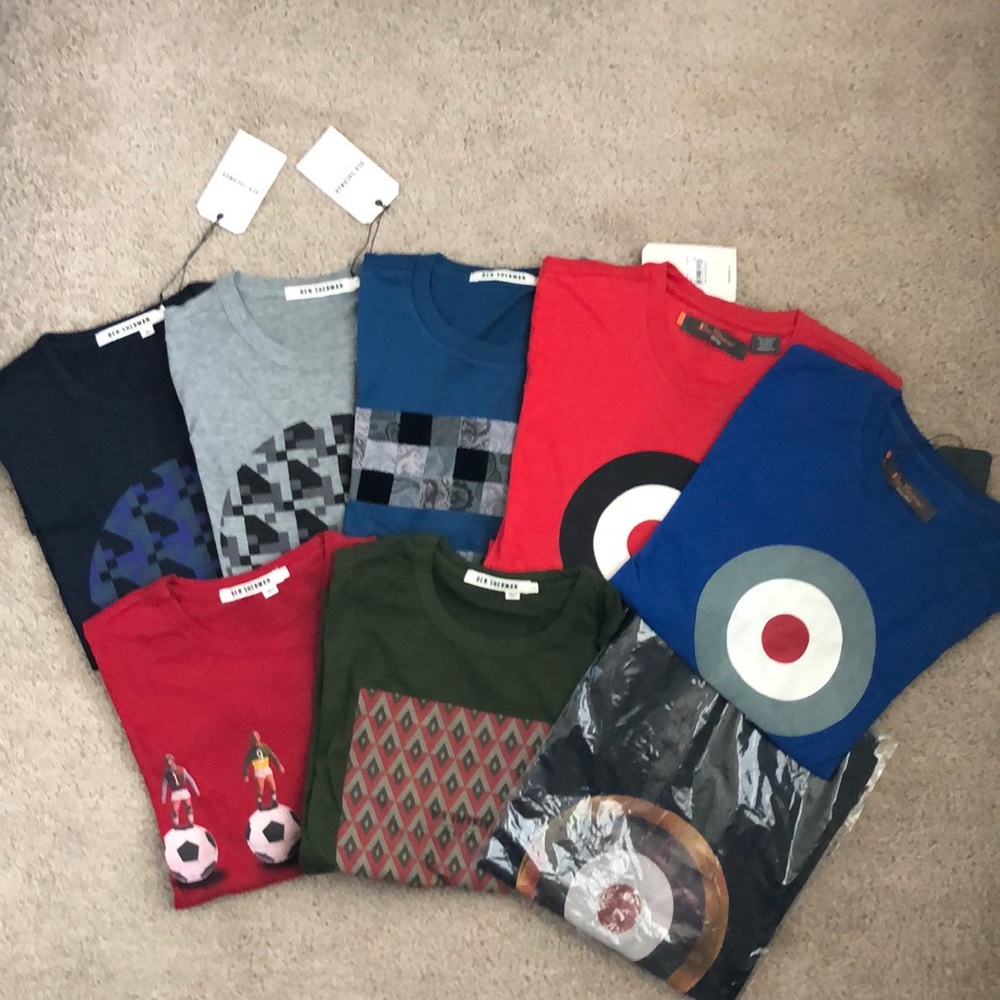 5 Ben Sherman T-shirts